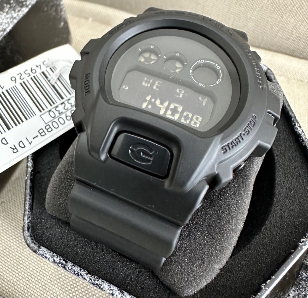 G Shock DW6900 BB ALL BLACK Men s Fashion Watches Accessories Watches on Carousell