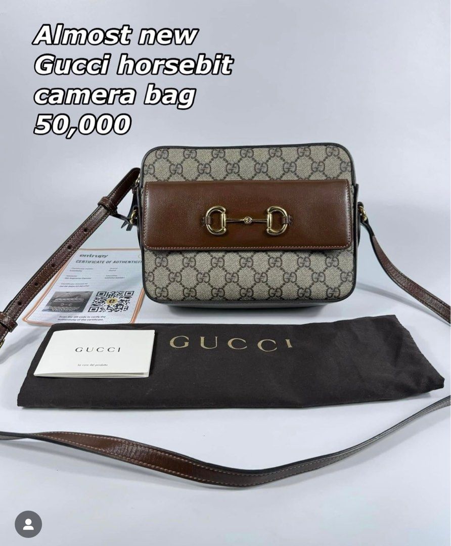 Gucci horsebit camera bag (Category: Luxury Bags & Wallets) located in Quezon City. Submitted by authenticpreloveeedph (Listing ID 1323795422, Image 1). Description: .