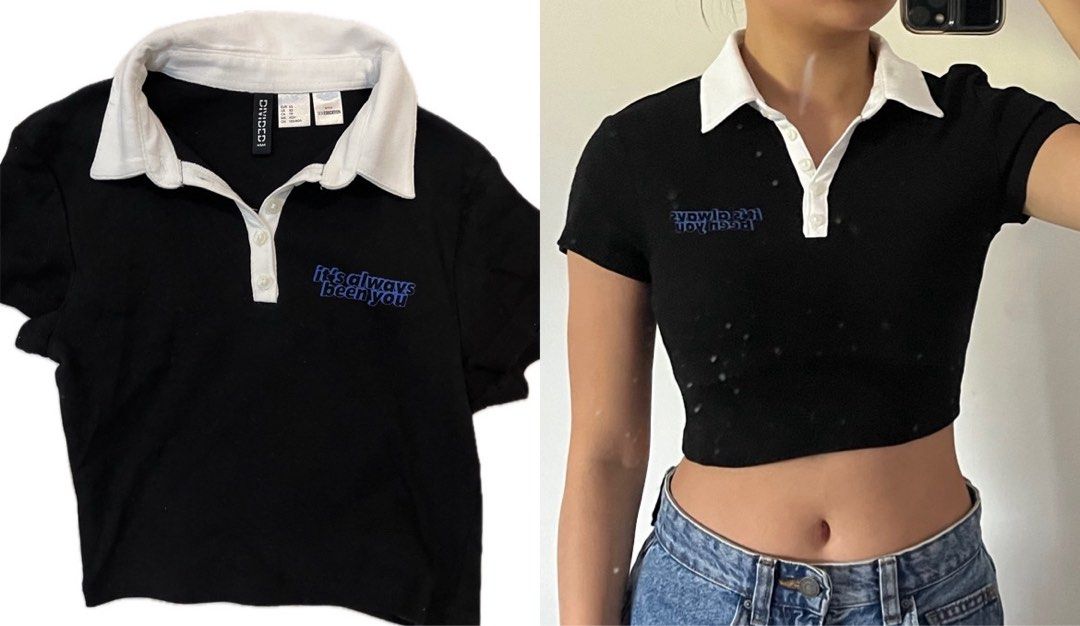 H&m polo shirt womens clearance