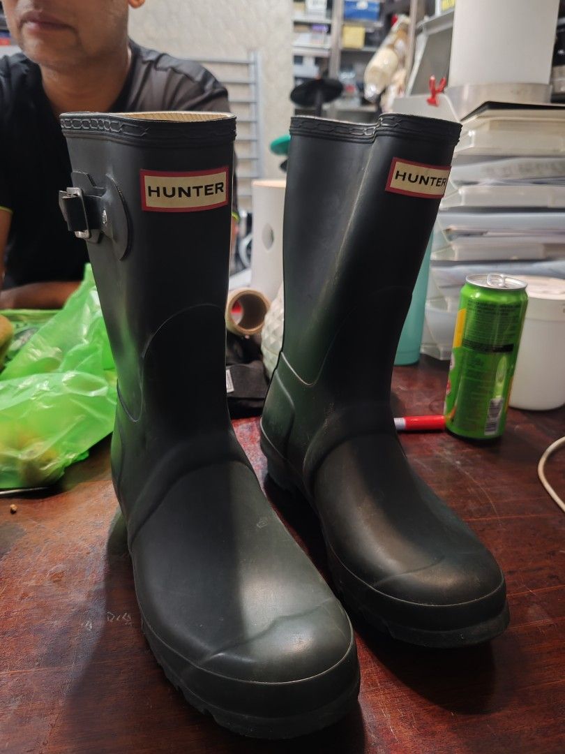 Hunter Women original short boots, Men's Fashion, Footwear, Boots on ...