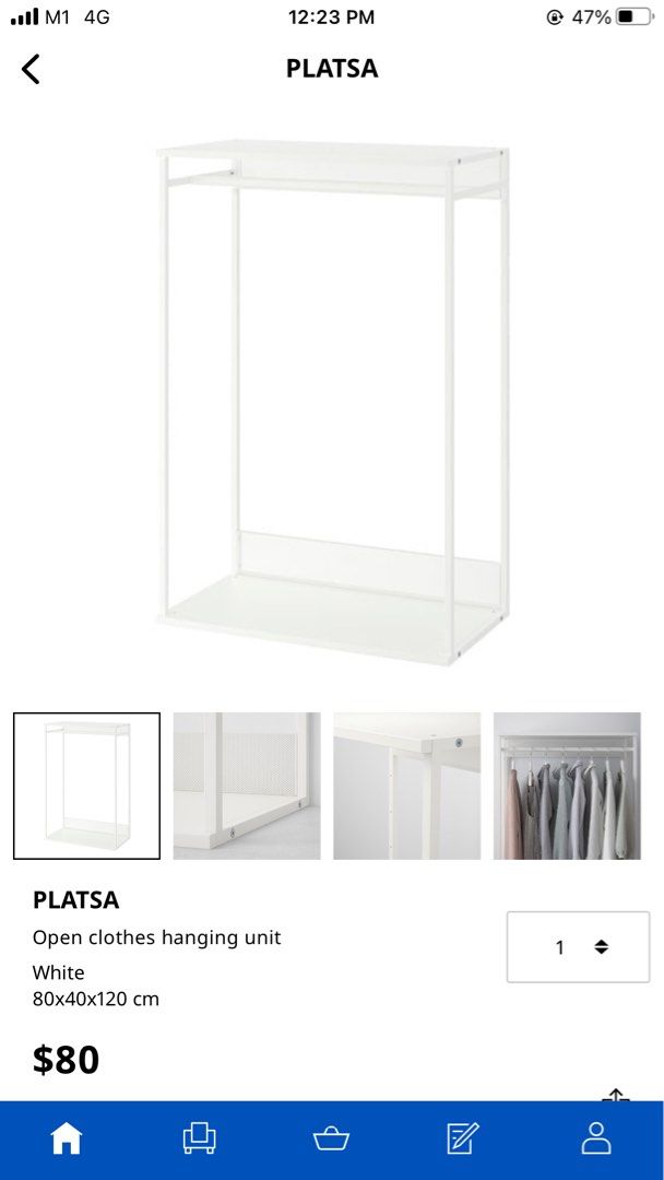 Open clothes hanging unit 2025