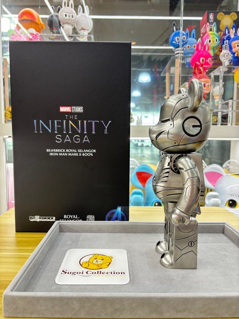 Pre-Order] BE@RBRICK Marvel x Royal Selangor Iron Man Mark