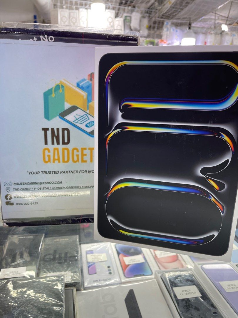 IPad Pro m4 11 inch 256gb wifi (Category: iPad) located in Pasig City. Submitted by melissaomb01623 (Listing ID 1323748812, Image 3). Description: IPad Pro m4 11 inch 256gb wifi Brand new 1 year warranty 📌pick up store in greenhills shopping center 📌we do cod in metro manila and near provinces just add sf only 📌we ship nationwide via LBC 📌we accept swap/trade in 📌we accept credit card installment 📌we accept ggives 📌we accept billease insta