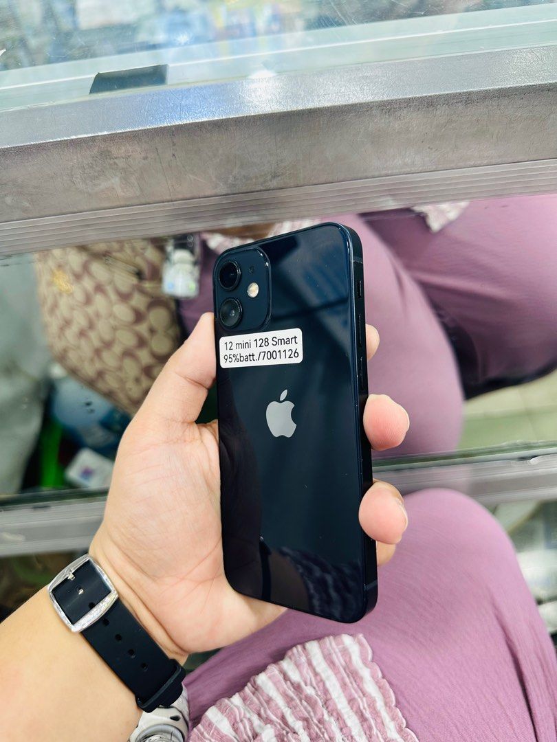 Iphone 12 Mini 128gb Smartlocked 95% Batt (Category: iPhone 12 Series) located in San Juan City. Submitted by javedsgadgetshop (Listing ID 1323756821, Image 2). Description: OPEN FOR INSTALLMENT VIA CREDIT CARD/GGIVES/SPAY/BILLEASE & SWAP/TRADE-IN! BUY AND SELL! Quick Specs : Iphone 12mini •128gb •NTC Variant •95% batt health •Smartlocked •95% Smoothness •No hidden issue | No Repaired •100% Authentic | Not Refurbished •w/ OEM Charger & store warr