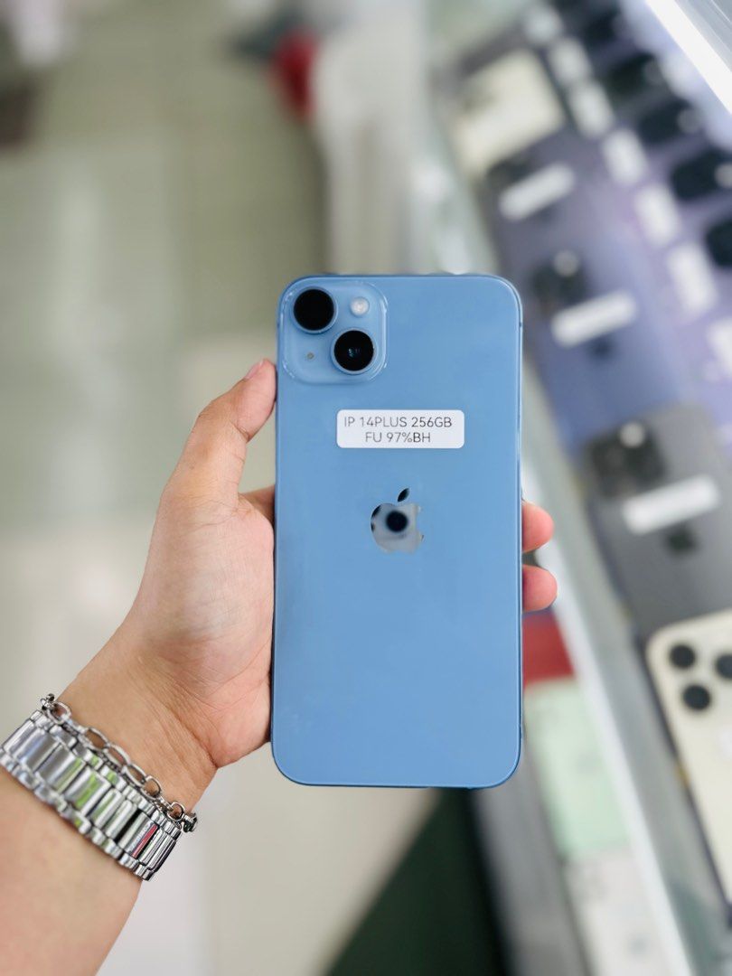 Iphone 14 Plus 256GB 97BH NO ISSUES Openline (Category: iPhone 14 Series) located in Pasig City. Submitted by najihahtelecomshop2018 (Listing ID 1323790296, Image 3). Description: OPEN FOR SWAP/SELLING: (INSTALLMENT THRU CREDITCARD/GGIVES/SPAYLATER) 🔸WE BUY AND SELL ANY KINDS OF GADGETS ( Pass sa Old Model ) 🔸 ‼️TAKENOTE: PASS SA MGA SCAMMERS | THIRD PARTY )‼️ Quick Specs: ⤵️ (ONHAND) iPhone 14 Plus 256GB ( other GB are also available) 97% Batt