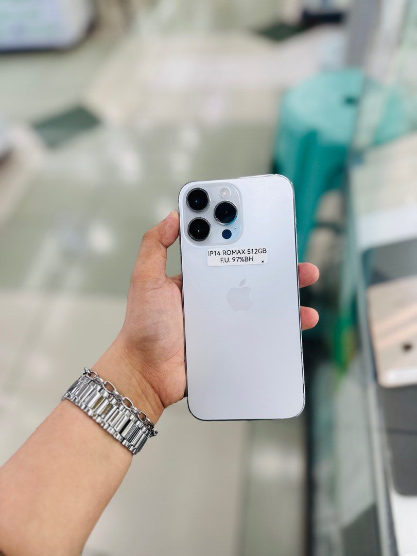 Iphone 14 Promax 512Gb us variant openline 97BH (Category: iPhone 14 Series) located in Pasig City. Submitted by najihahtelecomshop2018 (Listing ID 1323790846, Image 2). Description: OPEN FOR SWAP/SELLING: (INSTALLMENT THRU CREDITCARD/GGIVES/SPAYLATER) 🔸WE BUY AND SELL ANY KINDS OF GADGETS ( Pass sa Old Model ) 🔸 ‼️TAKENOTE: PASS SA MGA SCAMMERS | THIRD PARTY )‼️ Quick Specs: ⤵️ (ONHAND) iPhone 14 Promax 512Gb ( other GB are also available) US 