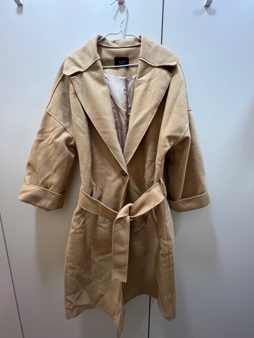 Korean camel coat online