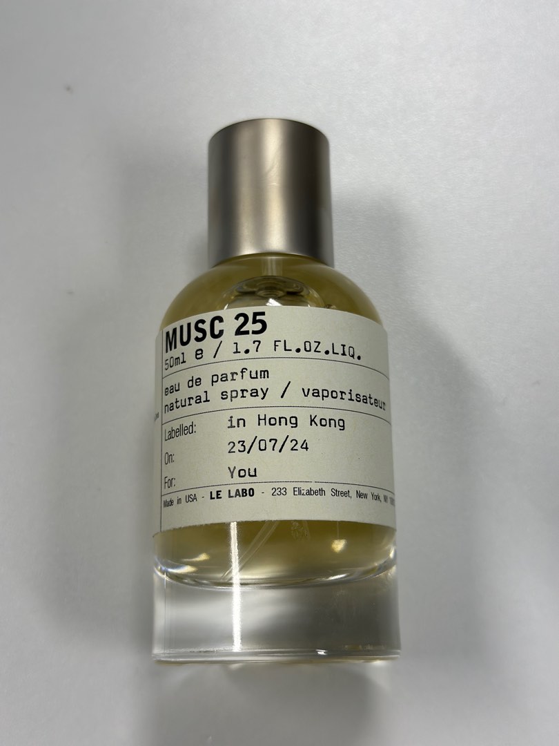 ルラボ　シティエクスクルーシヴ　MUSC 25 50ml LE LABO ルラボ MUSC25 ムスク25 50ml LELABO｜今年は全7種