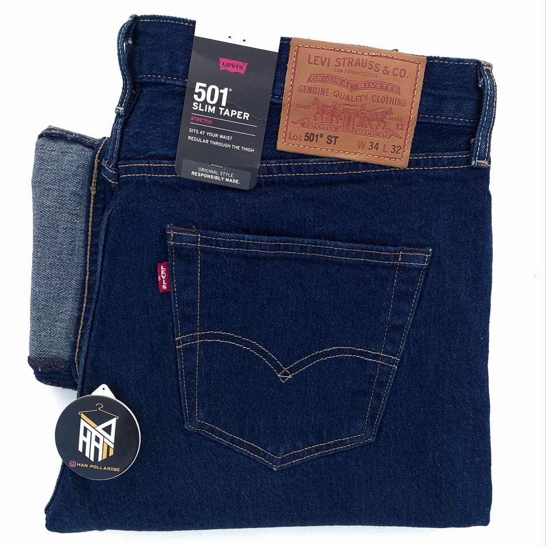 501 Slim Taper Levis Denim Jeans Mens Levi's 501 Slim Taper Men's