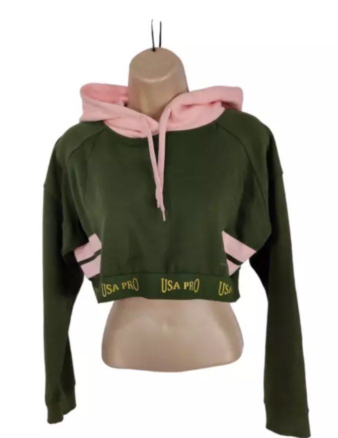 Little Mix Crop hoodie Women s Fashion Tops Longsleeves on Carousell