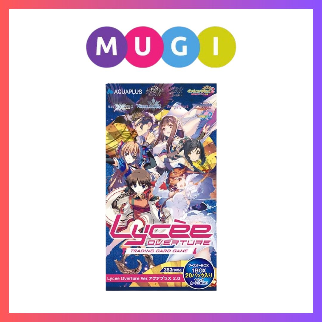 Lycee Overture Japan Aquaplus 2.0 Booster Box Case, Hobbies & Toys, Toys &  Games on Carousell