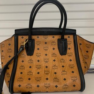 Mcm large tote sale online