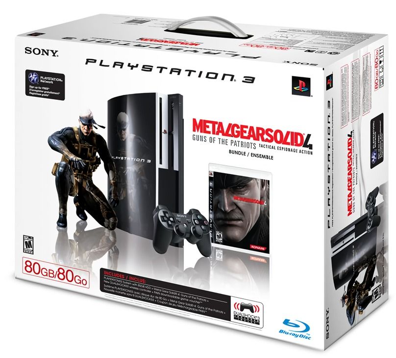 Metal Gear Solid 4 PS3 Bundle Video Gaming Video Games PlayStation on Carousell