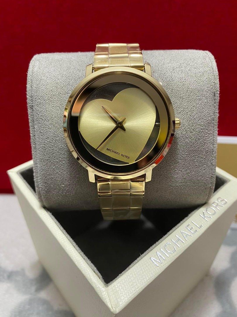 Mk jaryn heart watch hot sale