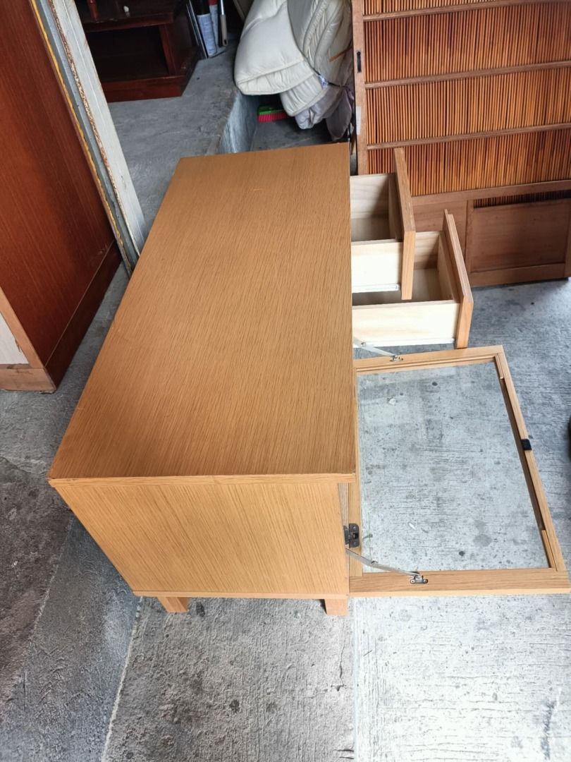 Muji tv rack with drawer organizer, Furniture & Home Living, Furniture ...