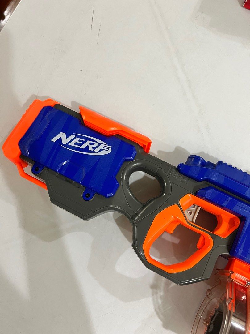 Nerf Gun + free bullets (Category: Action & Battle Toys) located in Quezon City. Submitted by impulsiveshoppers2 (Listing ID 1323737808, Image 3). Description: .