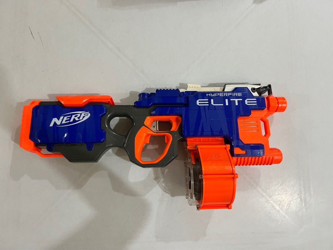 Nerf Gun + free bullets (Category: Action & Battle Toys) located in Quezon City. Submitted by impulsiveshoppers2 (Listing ID 1323737808, Image 1). Description: .