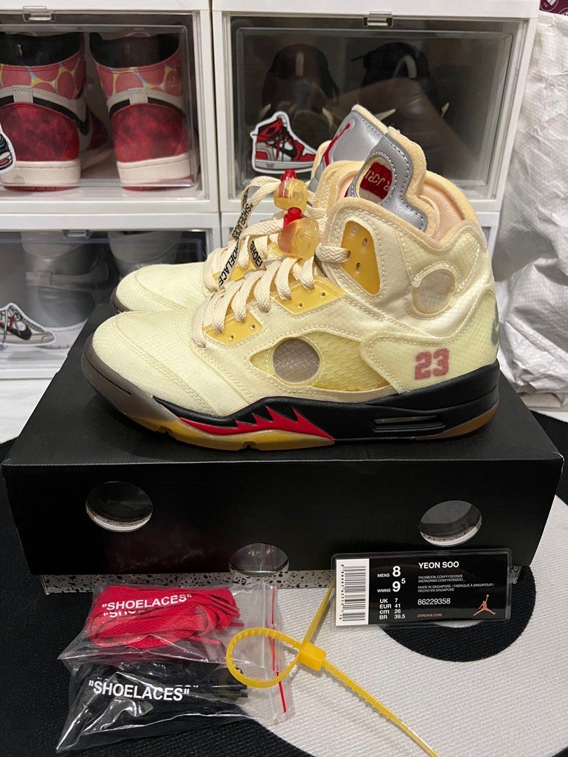 Nike Jordan 5 Off white Sail AJ5