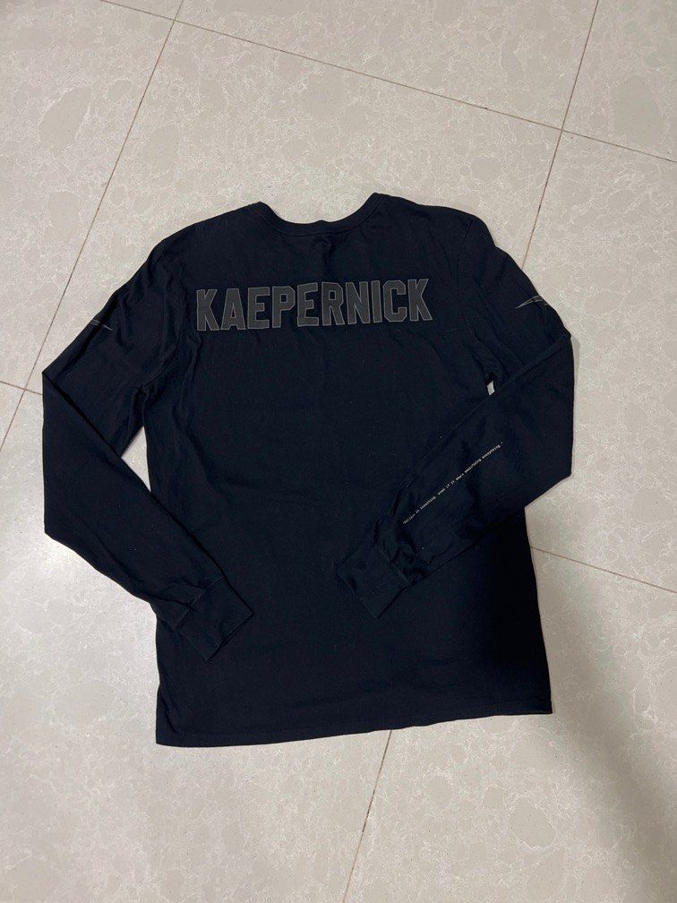 Nike Tee Long Sleeve Sz M Colin Kaepernick, Men's Fashion, Tops