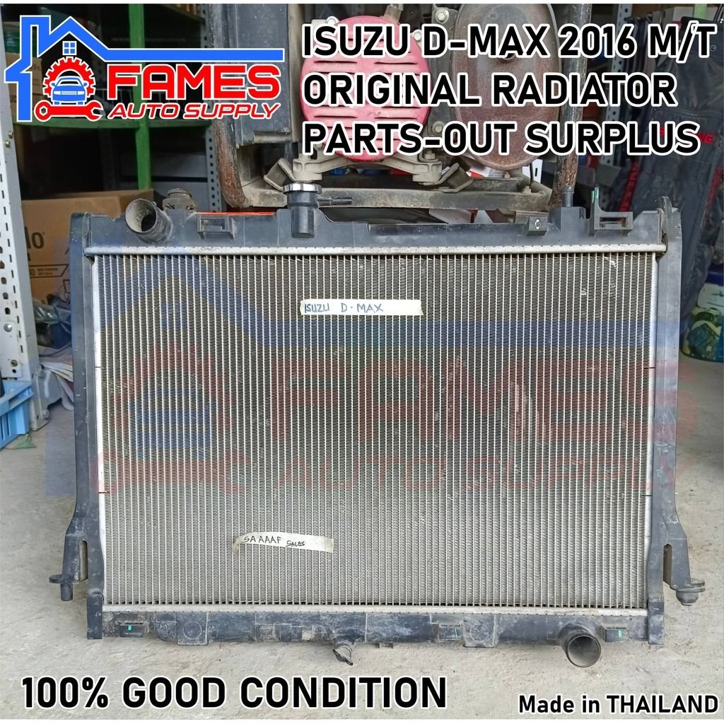 ORIGINAL ISUZU D-MAX 2016 M/T RADIATOR PARTS-OUT SURPLUS MANUAL ...