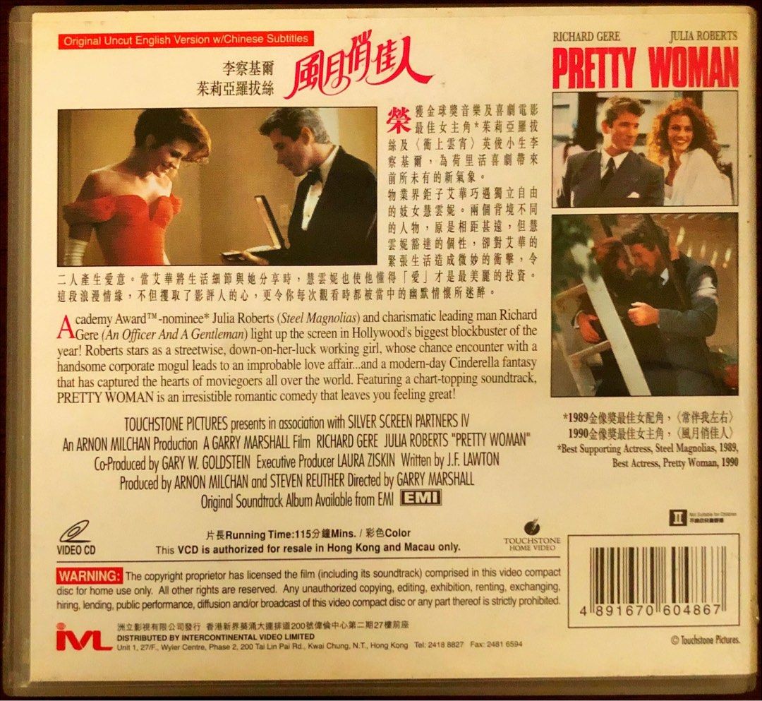 Pretty Woman VCD Hobbies Toys Music Media CDs DVDs on Carousell