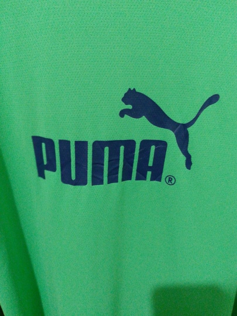 PUMA GREEN SWEATER Luxury Apparel on Carousell