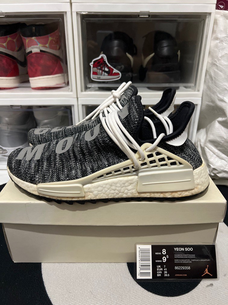 PW Human race oreo NMD Men s Fashion Footwear Sneakers on Carousell