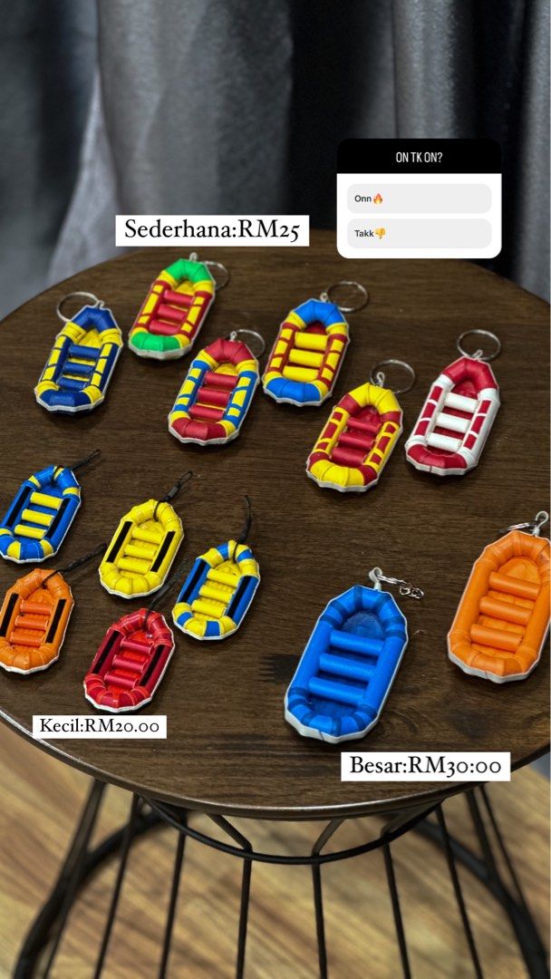 Key Ring Raft Kids Raft Keychains handmade, Hobbies & Toys, Stationery & Craft, Handmade ...