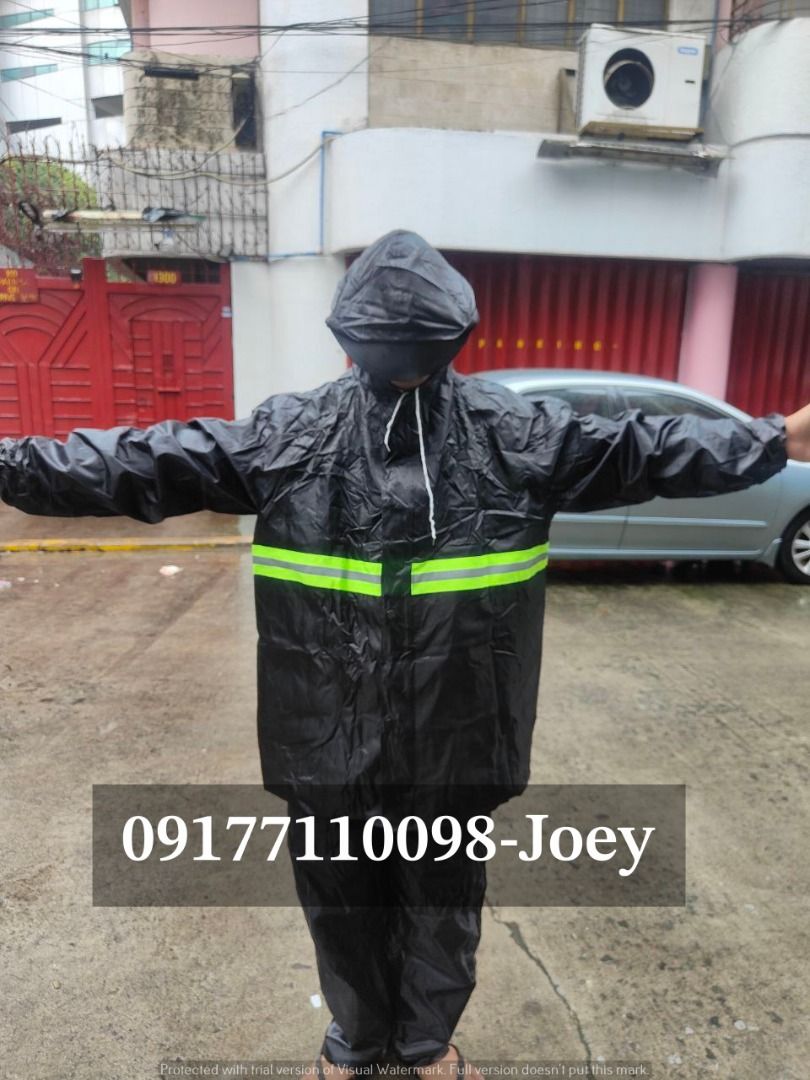 Raincoat Pvc (Category: Construction Tools & Equipment) located in Manila. Submitted by joeyroque09 (Listing ID 1323671250, Image 2). Description: Item: raincoat Specs: black price: 290/pc .