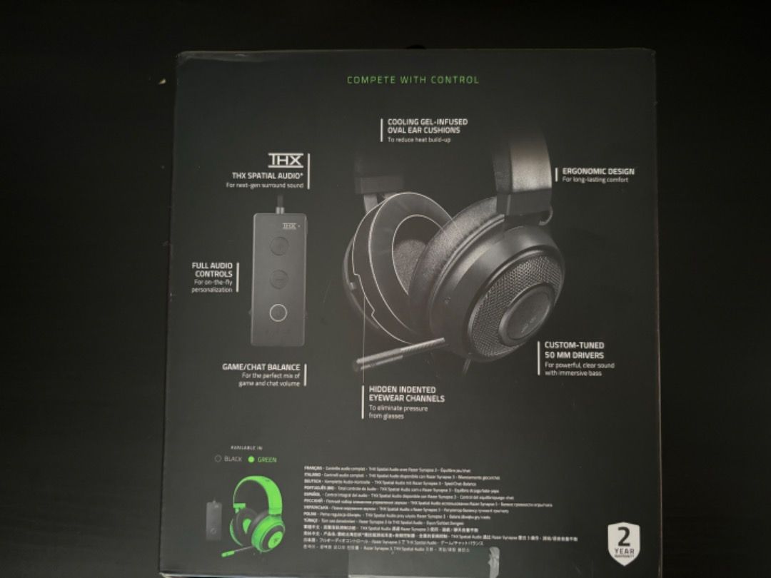 RAZER Kraken Tournament Edition Headset Mic Not Working