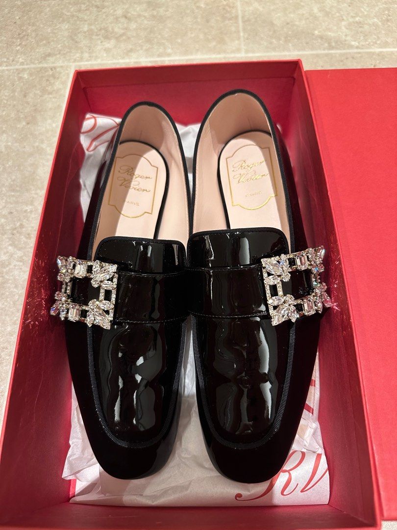 Roger Vivier / Mini Broche ローファー パテントレザー Roger Vivier / Mini Broche ローファー パテントレザー