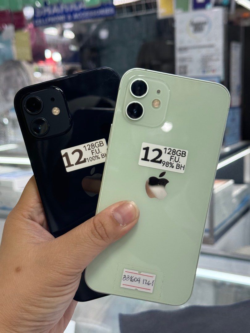 Rush / iPhone 12 128GB Factory Unlocked No Issue (Category: iPhone 12 Series) located in Pasig City. Submitted by fairgadgetshop (Listing ID 1323778538, Image 2). Description: Buy/Sell/Trade/Swap Legit Seller w/ Physical Store Mabilis Kausap Installment via Credit Card, GGives, Gcredit, SPaylater and Billease with additional interest We accepting Brandnew or Secondhand iPhone 12 128GB Factory Unlocked 90-99% Batthealth No Issue with Warranty Work