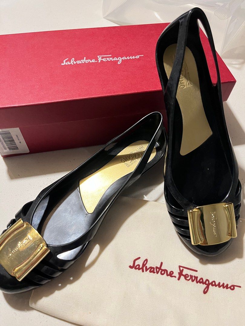Salvatore Ferragamo rubber flats