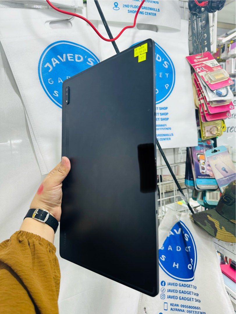 Samsung Tab S8 Ultra 256gb FU (Category: Android) located in San Juan City. Submitted by javedsgadgetshop (Listing ID 1323765292, Image 2). Description: OPEN FOR INSTALLMENT VIA CREDIT CARD/GGIVES/SPAY/BILLEASE & SWAP/TRADE-IN! BUY AND SELL! Quick Specs : Samsung tab s8 ultra •256gb •NTC Variant •Good batt health •Factory Unlock •95% Smoothness •No hidden issue | No Repaired •100% Authentic | Not Refurbished •w/ OEM Charger & store warranty ❣️ - 