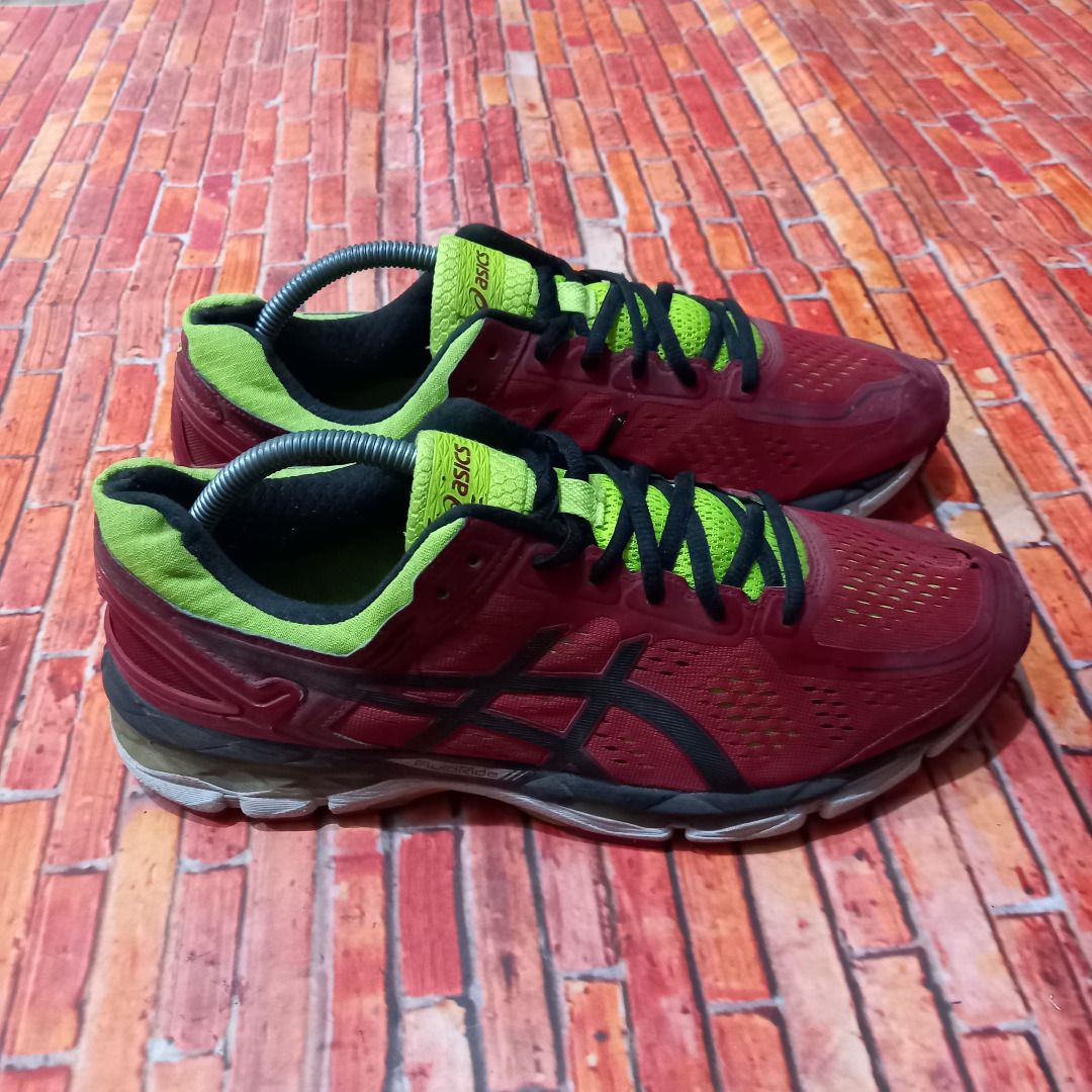 Sepatu SHOES ASICS Gel Kayano 22 Red Pepper Black size 43 5