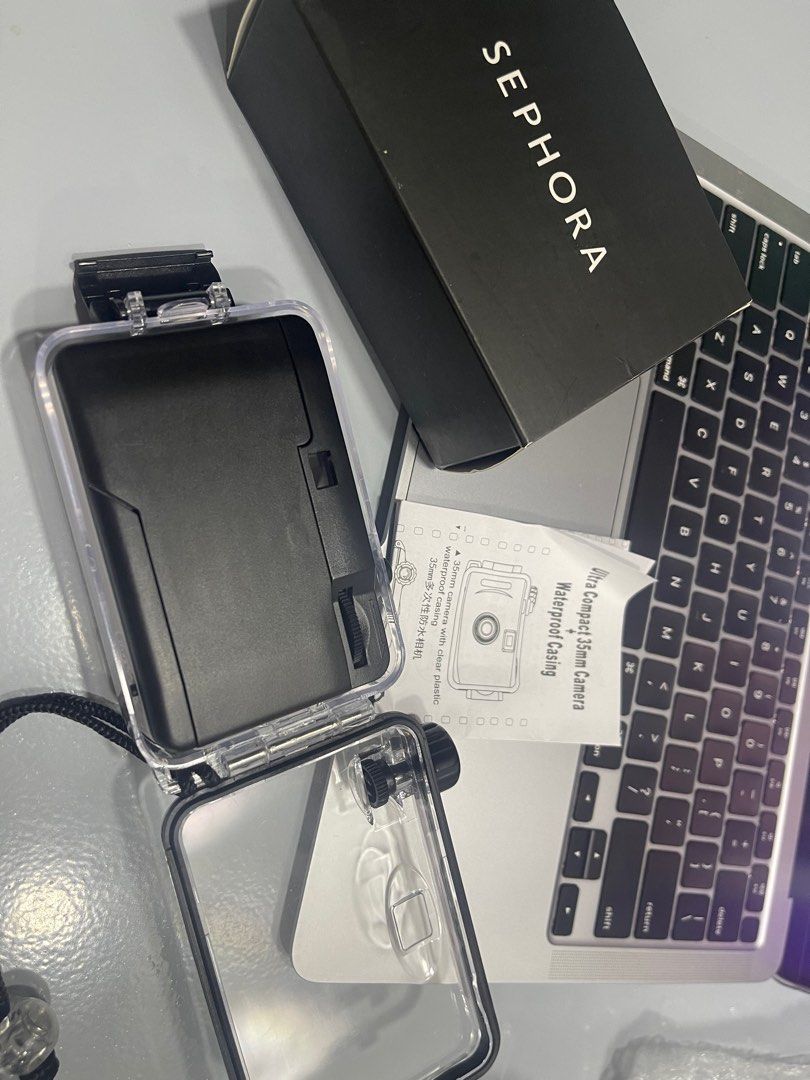 SEPHORA Film Camera (Category: Cameras) located in Manila. Submitted by shopwden (Listing ID 1323745939, Image 3). Description: ~SEPHORA ULTRA COMPACT 35mm CAMERA~ negotiable Camera with waterproof case Film is not included Brand new and authentic no return, exchanges, or refunds From Sephora 💄 .
