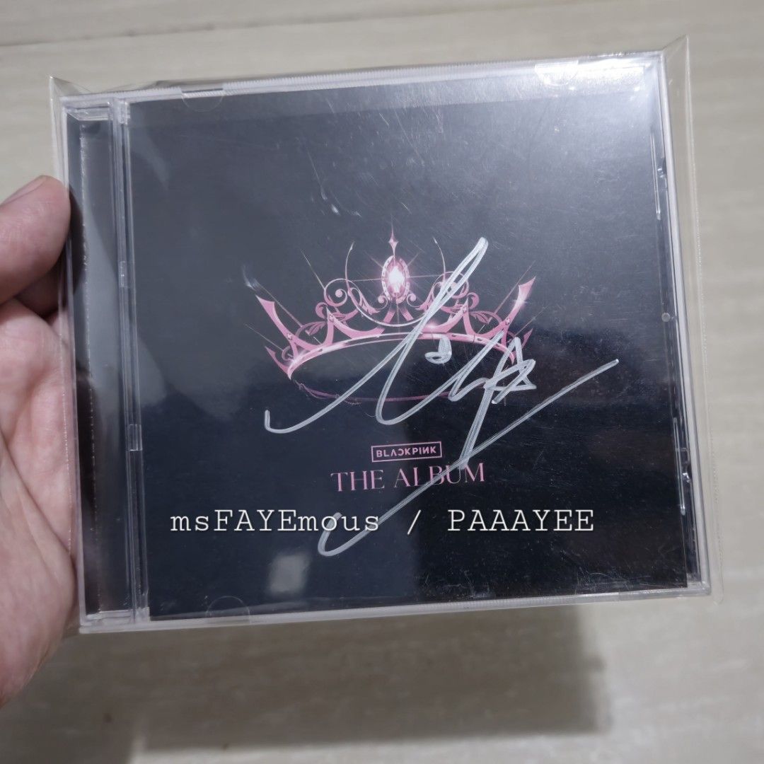 SIGNED Lisa Blackpink The Album (Category: CDs & DVDs) located in San Jose del Monte. Submitted by podzgaming (Listing ID 1323726817, Image 1). Description: WTS: SIGNED Lisa Blackpink The Album bought from the US. It was opened just to put the signed card in front of the CD. Meet-up (by schedule): - SM San Jose Del Monte - Starmall San Jose Del Monte - SM Fairview Delivery: - Lalamove - J&T - GoGo Xpress.
