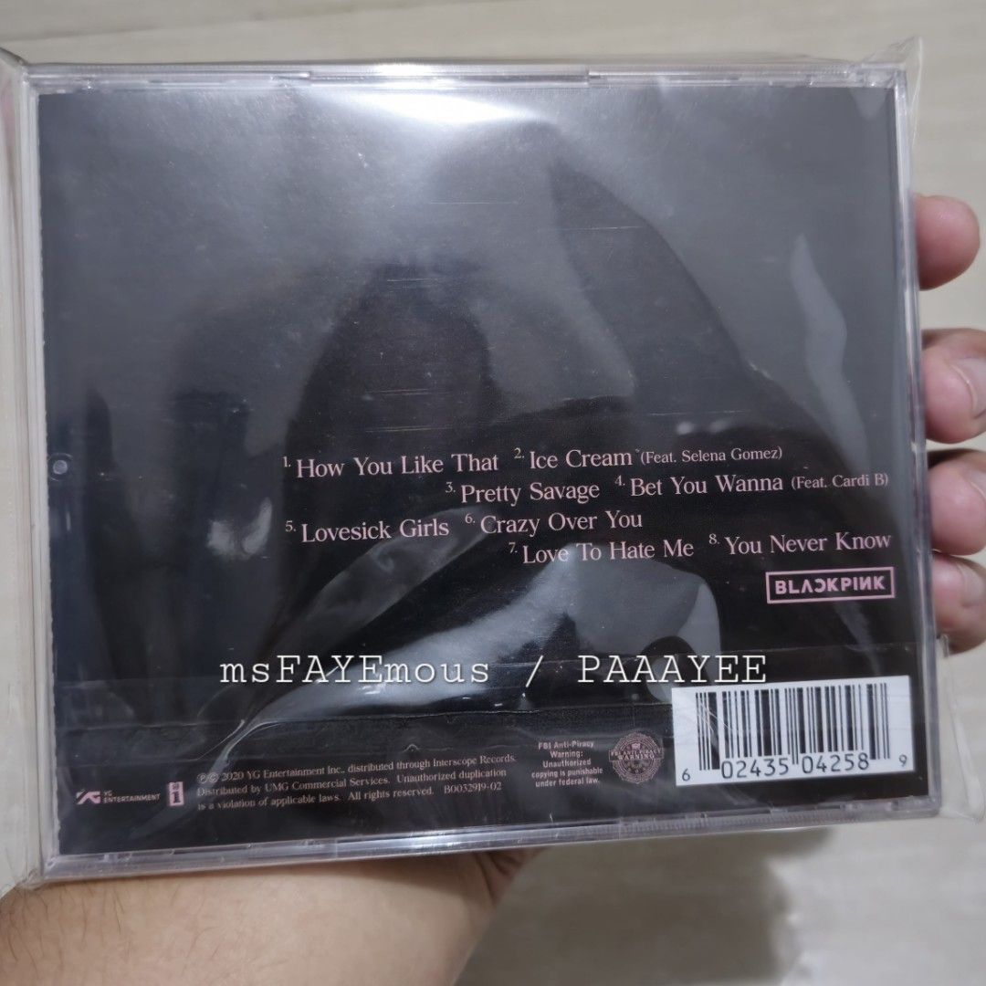 SIGNED Lisa Blackpink The Album (Category: CDs & DVDs) located in San Jose del Monte. Submitted by podzgaming (Listing ID 1323726817, Image 2). Description: WTS: SIGNED Lisa Blackpink The Album bought from the US. It was opened just to put the signed card in front of the CD. Meet-up (by schedule): - SM San Jose Del Monte - Starmall San Jose Del Monte - SM Fairview Delivery: - Lalamove - J&T - GoGo Xpress.