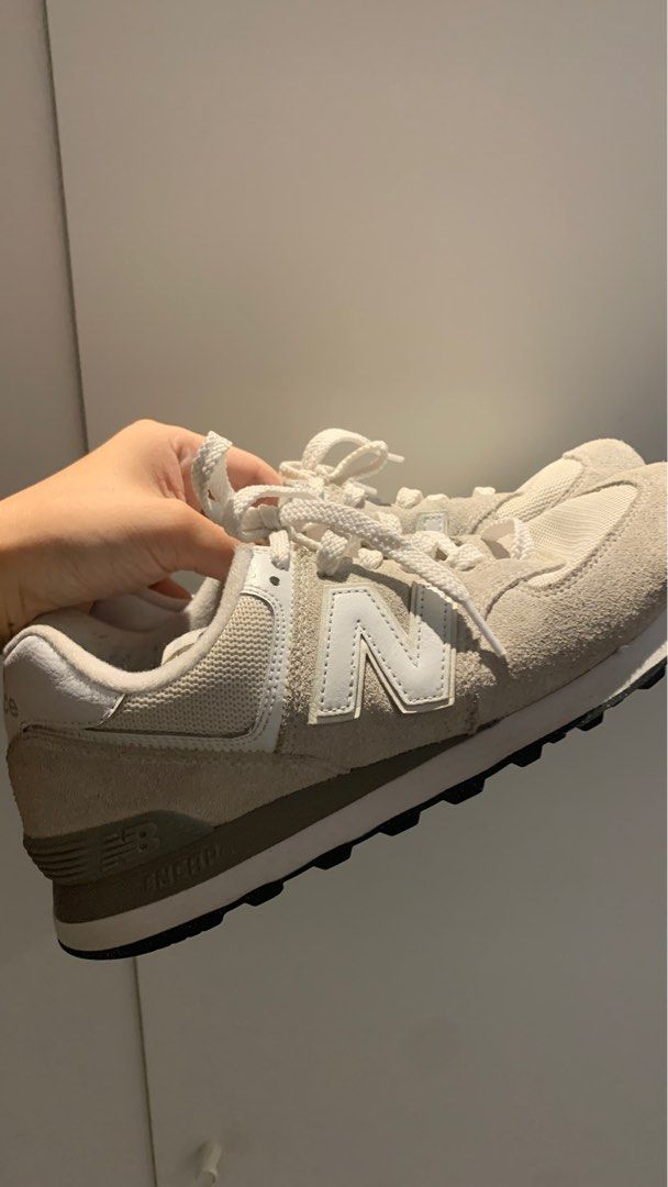 STEAL!! New Balance 574 Nimbus Cloud (Category: Sneakers) located in Quezon City. Submitted by styleclassy (Listing ID 1323743284, Image 1). Description: NEW BALANCE 574v2 Nimbus Cloud Still looks new Decluttering Size 9 / 41.5 / 26 cm .