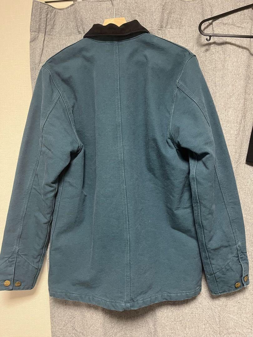 【送料無料】stussy ✕ Carhartt chore coat Mサイズ Carhartt x Stussy Chore coat (Rare item) Tag : M Color : DNY