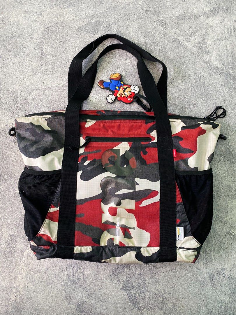 Supreme Ss21 Supreme Shoulder Bag 2021 Supreme Zip Tote SS21 Red