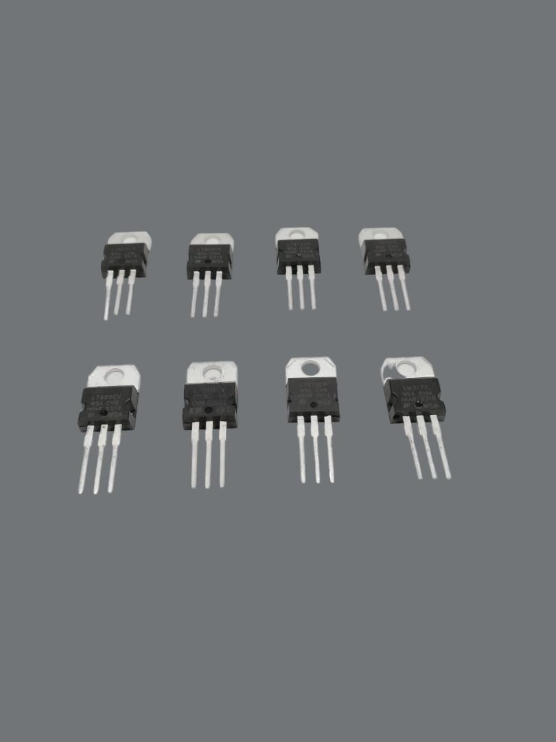TRANSISTOR VOLTAGE REGULATOR 3-TERMINAL, 1-PC per ORDER (Category: Electrical, Adaptors & Sockets) located in Quezon City. Submitted by besteinpc (Listing ID 1323717638, Image 3). Description: TRANSISTOR VOLTAGE REGULATOR 3-TERMINAL, 1-PC per ORDER FEATURES: VARIATION 👉a. L7805 👉b. L7809 👉c. L7812 👉d. L7815 👉e. L7905 👉f. L7909 👉g. L7912 👉h. LM317T BENEFITS: 👉Control the current and amplify a weak into a larger electrical . 👉As a low pow