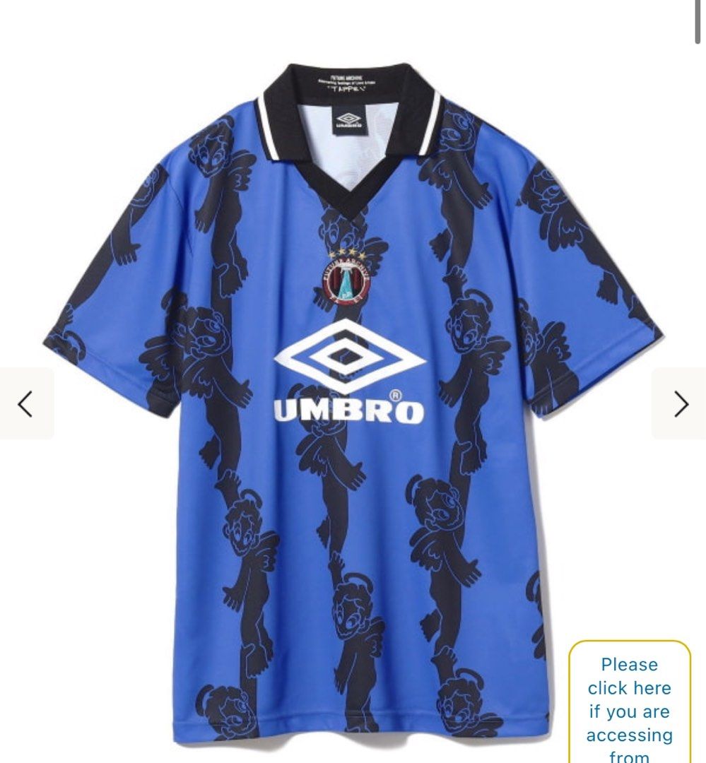 UMBRO × TAPPEI × FUTURE ARCHIVE 藍色小精靈🧚足球衣, 他的時尚