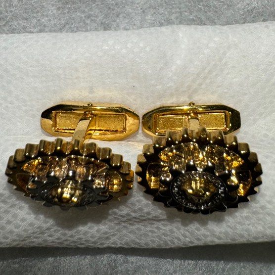 Versace cufflinks silver online