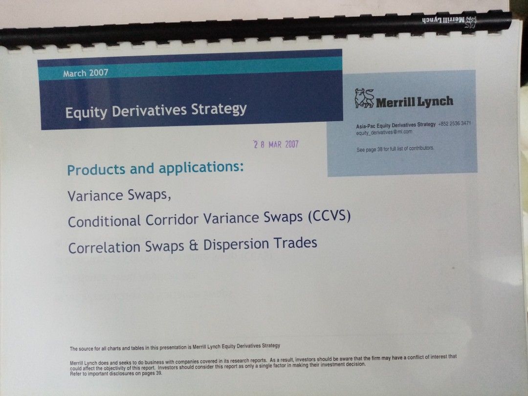 Volatility Arbitrage primer, Hobbies & Toys, Books & Magazines, Textbooks  on Carousell