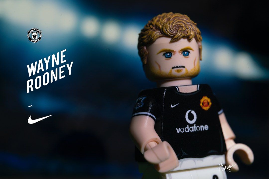 Wayne Rooney minifigure (Lego compatible), Hobbies Toys, Toys