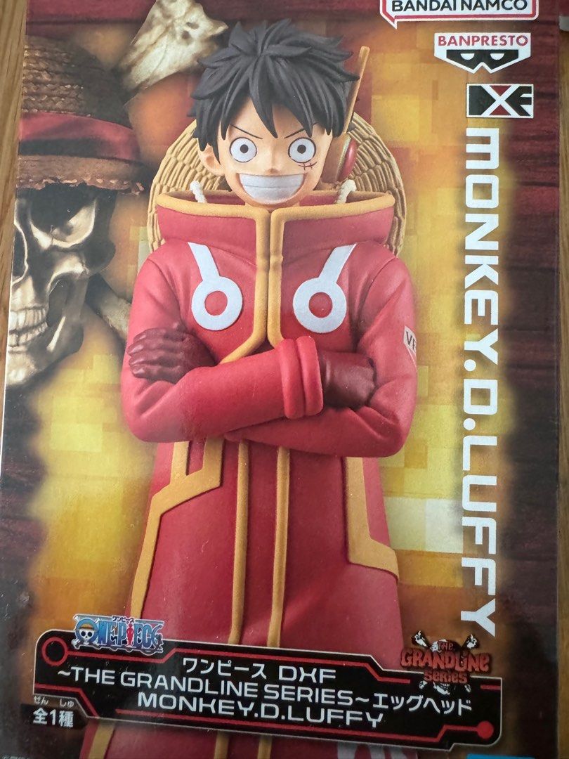 WTS - Banpresto DXF Luffy Egghead figure (Category: Toy Figures) located in Singapore. Submitted by ohmymy00 (Listing ID 1323677744, Image 1). Description: WTS - Banpresto DXF Luffy Egghead figure BNIB.