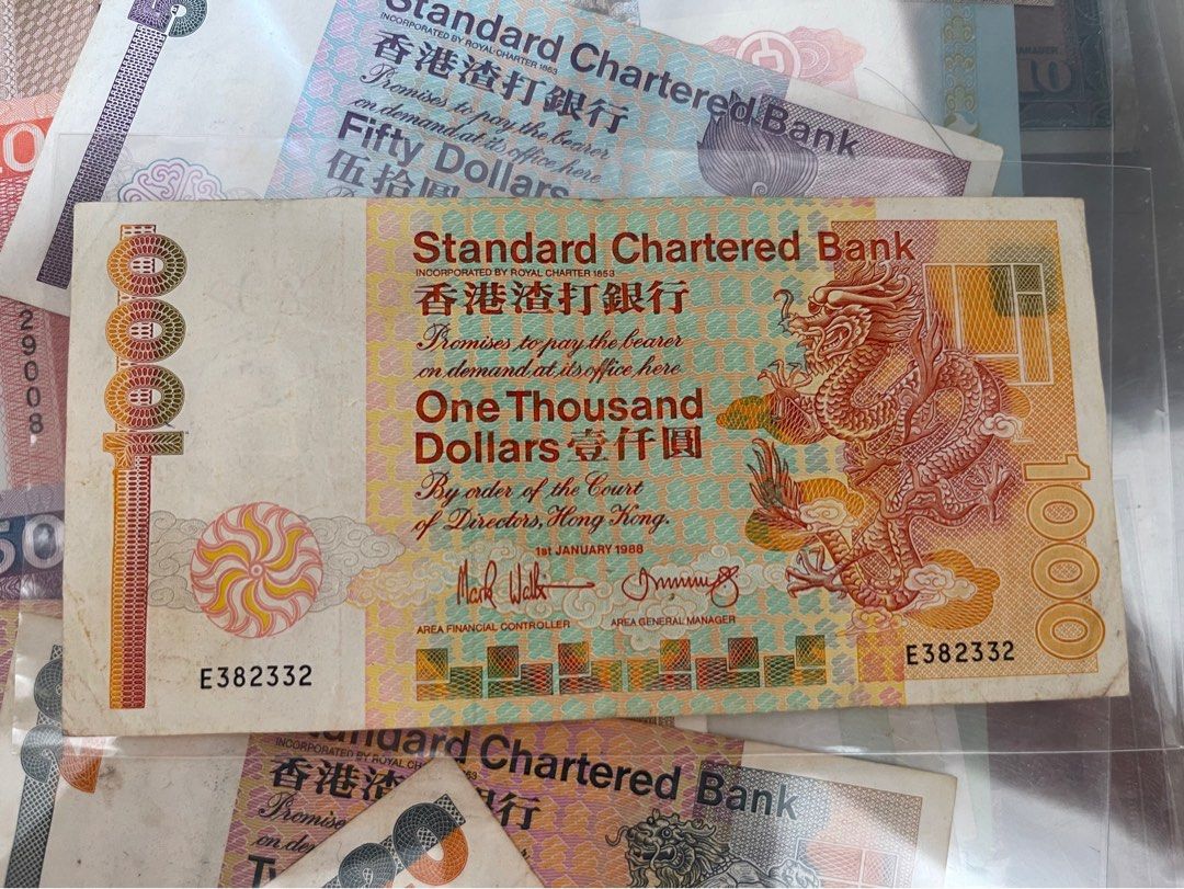 渣打長棍$1000 一千元, 興趣及遊戲, 收藏品及紀念品, 錢幣- Carousell