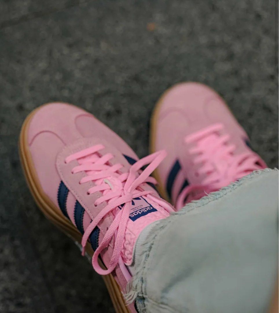 adidas gazelle silver green womens Adidas Gazelle Bold 'Pink Glow' (Womens)  The Attic