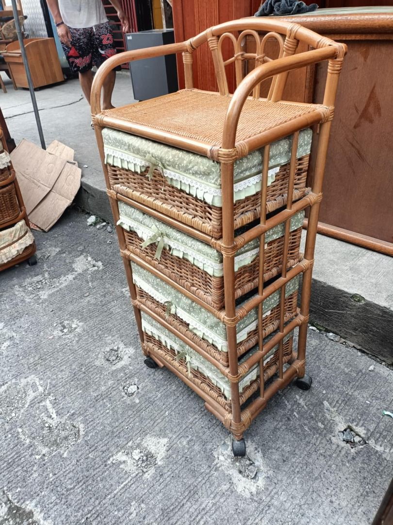 4 layer reattan drawer japan surplus, Furniture & Home Living ...